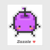 Sticker Junimo pourpre Stardew Valley (Feuille)