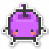 Sticker Junimo pourpre Stardew Valley (Devant)