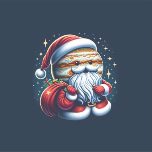 Sticker Jupiter Jolly Old St. Nick Santa Claus Astrologie (Devant)
