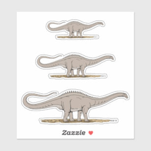 Sticker Jurassique Dinosaure Apatosaurus