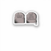 Sticker Jusqu'à la mort faisons-nous partie classique - Dr (Recto)