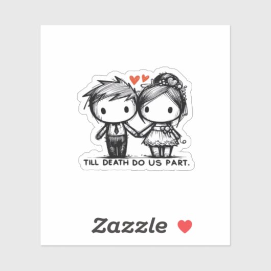 Sticker Jusqu'à la mort faisons-nous partie classique - Ro (Feuille)