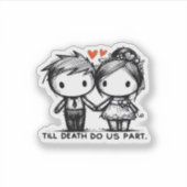 Sticker Jusqu'à la mort faisons-nous partie classique - Ro (Devant)