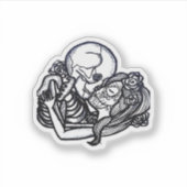 Sticker Jusqu'à la mort faisons-nous partie classique - sq (Devant)