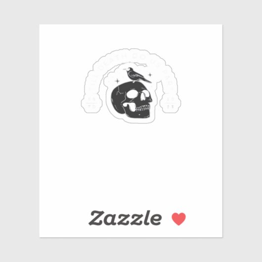 Sticker Jusqu'à la mort faisons-nous partie Mariage classi (Feuille)