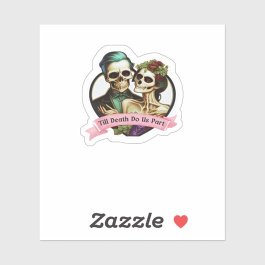 Sticker Jusqu'à la mort Faites-nous partie Valentine Squel (Feuille)