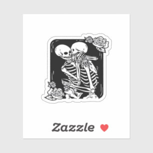 Sticker Jusqu'à la mort Faites-nous un design drôle