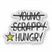 sticker Just Hungry (Devant)