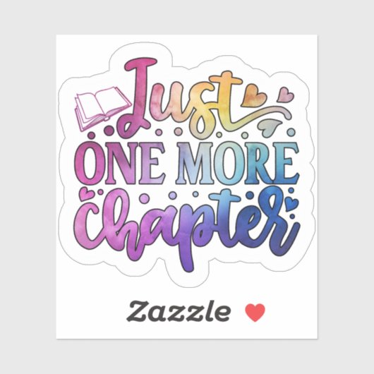 Sticker Just One More Chapter (Feuille)