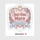Sticker Just One More Chapter - Bibliophile (Feuille)