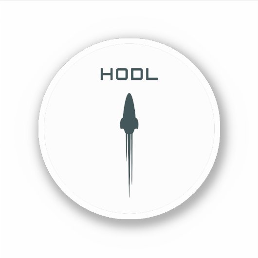 Sticker Juste Hodl (Devant)