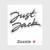 Sticker Juste Jack (Feuille)