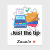 Sticker Juste la pointe (Feuille)
