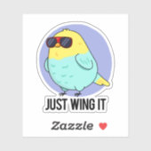 Sticker Juste L'Aile C'Amusant Jeux D'Oiseaux (Feuille)