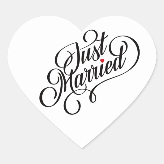 Sticker juste marié (Devant)