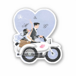 Sticker Juste marié