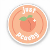 Sticker Juste Peachy (Recto)