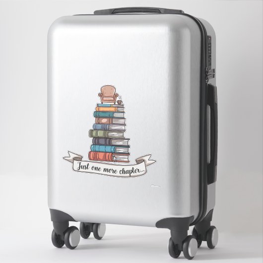 Sticker Juste un chapitre de plus - Conception de livre co (Sur valise)