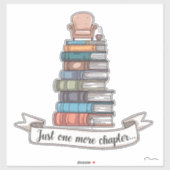 Sticker Juste un chapitre de plus - Conception de livre co (Feuille)