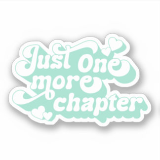 Sticker Juste Un Chapitre De Plus Texte De Référence Retro