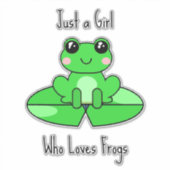 Sticker Juste une fille qui aime les amis (Devant)