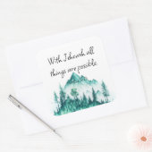 Sticker JW, Matthieu 19:26 | JW Gift (Enveloppe)