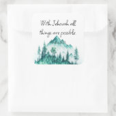 Sticker JW, Matthieu 19:26 | JW Gift (Sac)