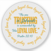 Sticker JW The One Trusting In Jehovah Ps. 32:10 (Devant)