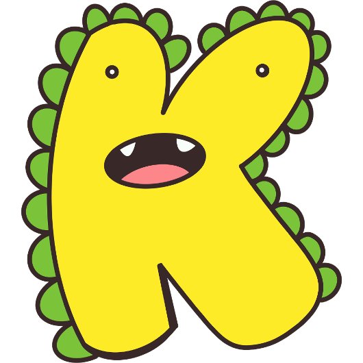 Sticker K Dinosaur