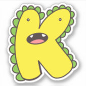 Sticker K Dinosaur (Devant)