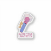 Sticker K-POP Raise your lightstick (Devant)