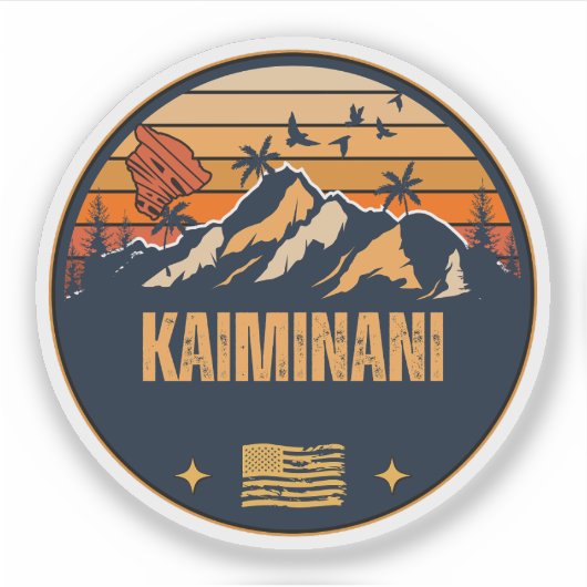 Sticker Kaiminani, Hawaï (Devant)