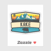 Sticker Kake, Alaska (Feuille)
