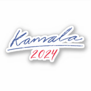 Sticker Kamala 2024 Cursive