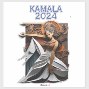 Sticker Kamala 2024 pour le président Thunder_Cove