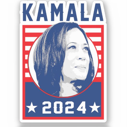 Sticker Kamala Harris 2024 (Recto)
