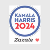 Sticker Kamala Harris 2024 (Feuille)