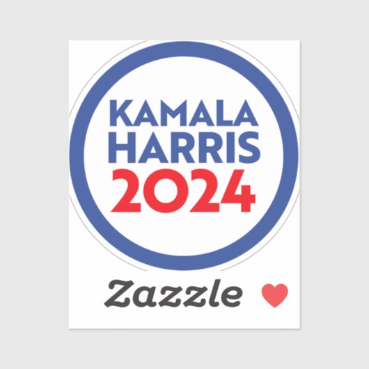 Sticker Kamala Harris 2024 (Feuille)