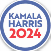 Sticker Kamala Harris 2024 (Recto)