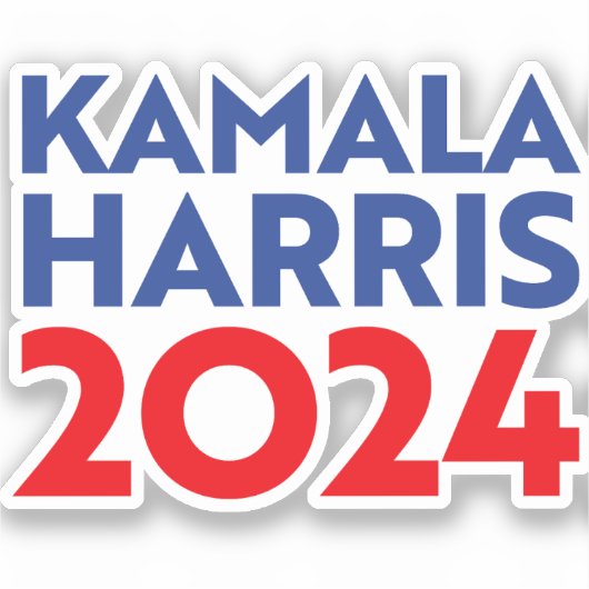 Sticker Kamala Harris 2024 (Recto)