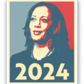 Sticker Kamala Harris 2024 (Recto)