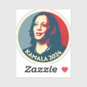 Sticker Kamala Harris 2024 (Feuille)
