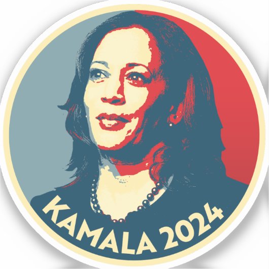 Sticker Kamala Harris 2024 (Recto)