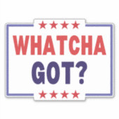 Sticker Kamala Harris 2024, Démocrate des élections (Devant)