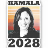 Sticker Kamala Harris 2028 (Recto)