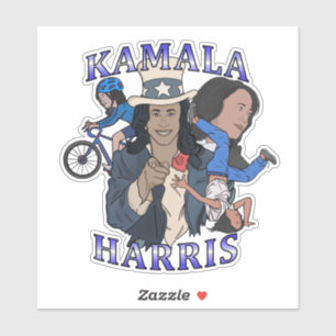 Sticker Kamala Harris Bootleg Rap