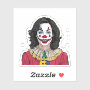 Sticker Kamala Harris Éffrayant Halloween Clown Election 2