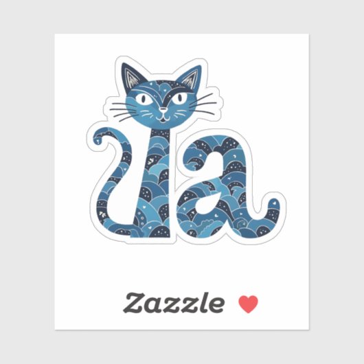 Sticker Kamala Harris élection femme de chat sans enfant (Feuille)