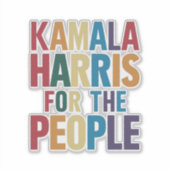 Sticker Kamala Harris pour le président LGBT Gay pride Rai (Devant)