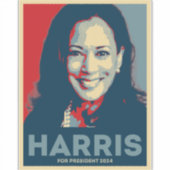 Sticker Kamala Harris Pour Président 2024 (Devant)